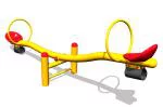 Качели-балансир «Лодочка» для детской площадки, эскиз