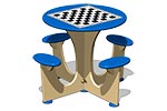 Стол шахматный М4, эскиз