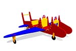 Игровой макет «Самолет» эскиз 1