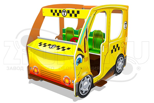 Игровой макет «Машинка Такси», превью