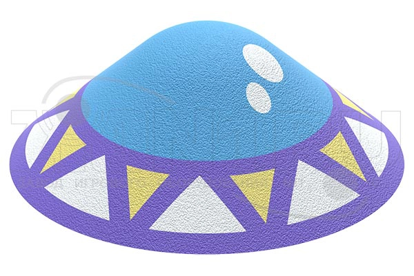Резиновая 3D фигура «НЛО» для детской площадки, превью