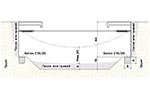 Схема монтажа батута уличного «Прямоугольник 135х225», превью