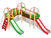 129)Детский игровой комплекс «Снежный барс»