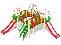 148)Детский игровой комплекс «Медовый барсук»