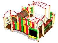 123)Детский игровой комплекс «Енот»