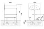 Схема монтажа детского столика с навесом «Зонтик» превью