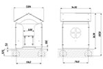 Схема монтажа детского игрового домика «Дача У1», превью