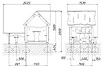 Схема монтажа домика «Хижина со столиком», превью