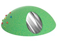 3786)Фигура из резиновой крошки «Пузырь с тоннелем»