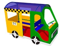 86)Игровой макет «Автобус»