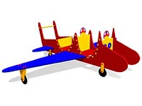 89)Игровой макет «Самолет»
