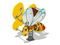 3486)Качалка на пружине «Пчелка У1»