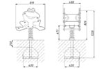 Схема монтажа качалки на пружине «Лягушонок» превью