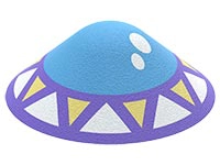 3730)Резиновая 3D фигура «НЛО» для детской площадки