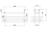Схема монтажа скамьи для пресса горизонтальной ВБ-200Б превью
