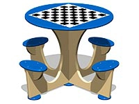 3560)Стол шахматный М4 (детский)