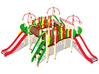 Новый вид Детского игрового комплекса «Медовый барсук»