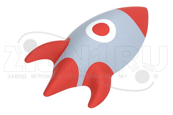 Фигура из резиновой крошки «Ракета» — новинки января 2023