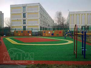 Спортивные площадки игровых территорий детских садов
